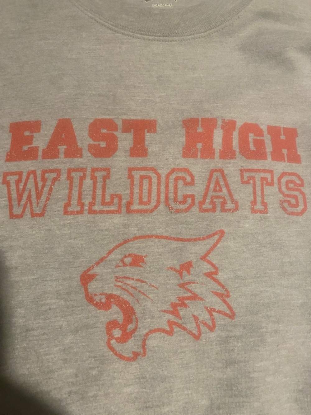 Disney Grey Logo Tee with Navy Tag Detail - Picture 3 of 3